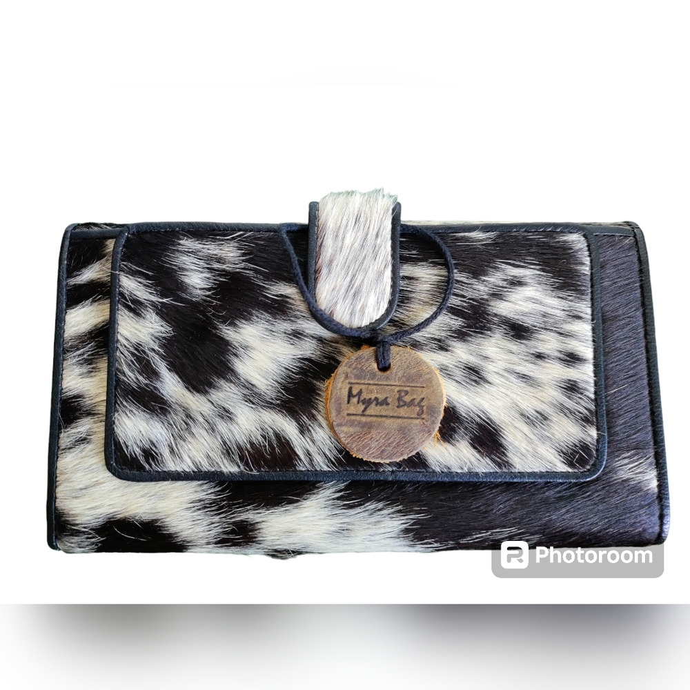 Myra Bag Cowhide Wallet RFID blocking